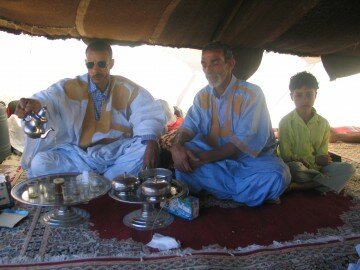 Tea with Madani's family, near Boujdour
