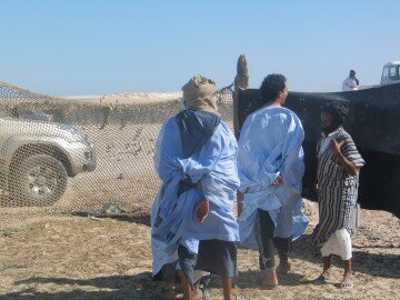 At the camel marketwith 'Kadar' in Nouadhibou