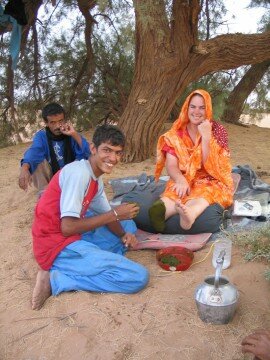 pg 36 - 'I will put this on the soles of your feet....Like this is for protection.'