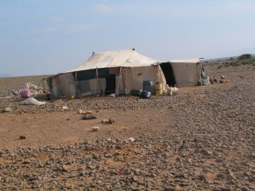 Nomad's tent from the outside