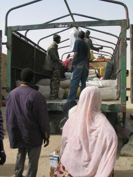 The truck I took to Gao...BEFORE it was packed 